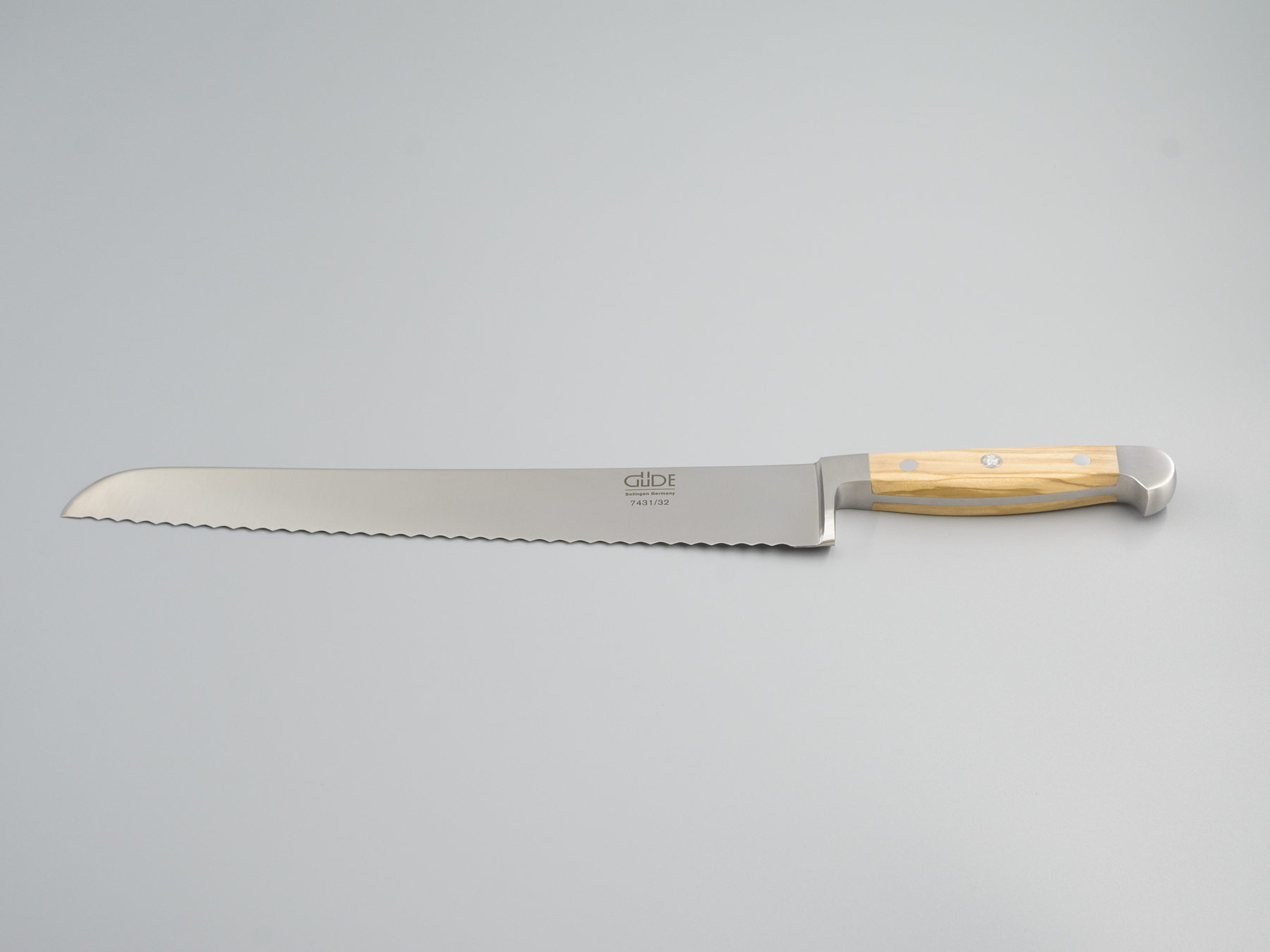 Alpha Olive Brotmesser groß 32 cm Linkshänder
