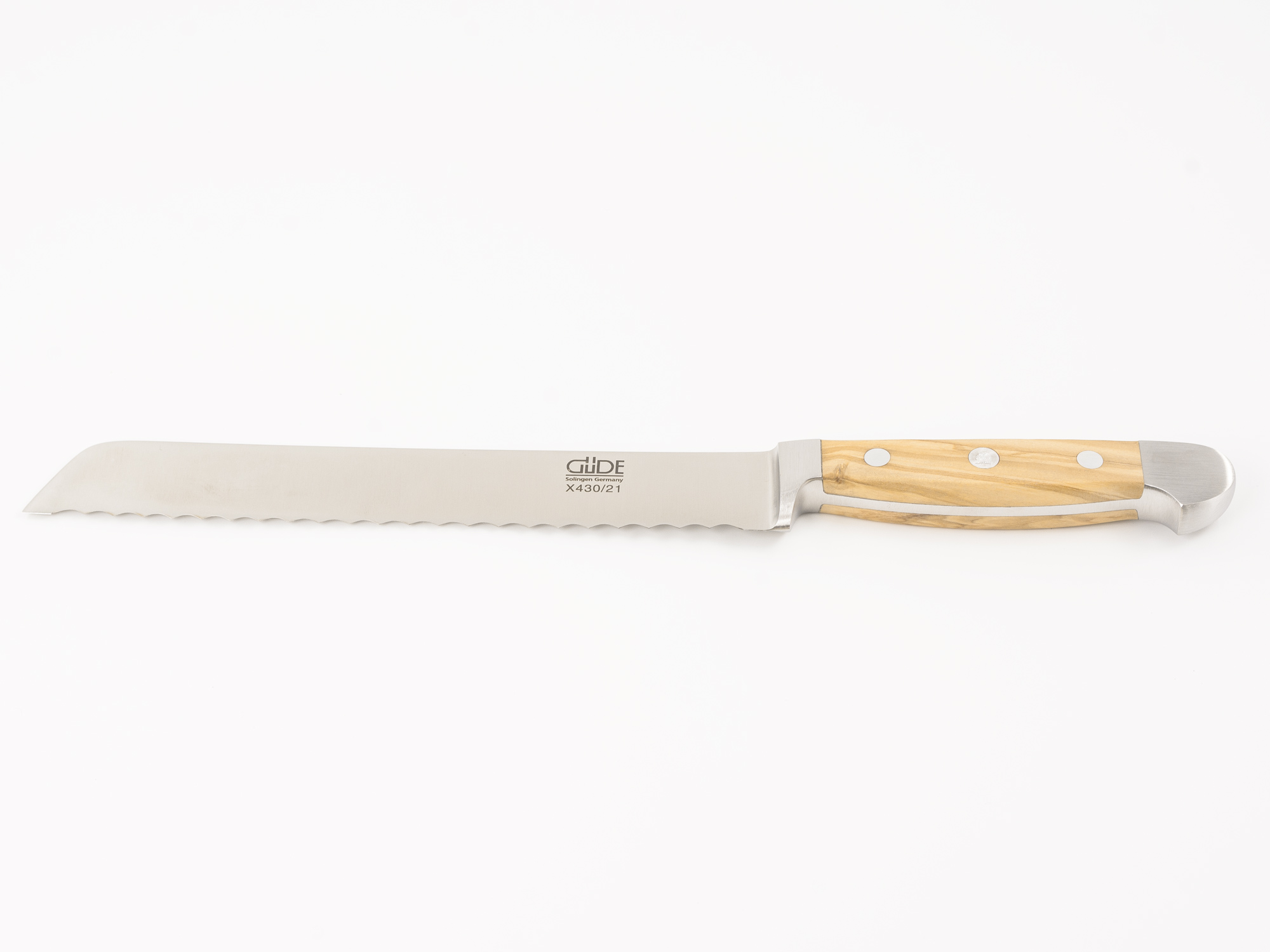 Alpha Olive Brotmesser 21 cm Beidhänder