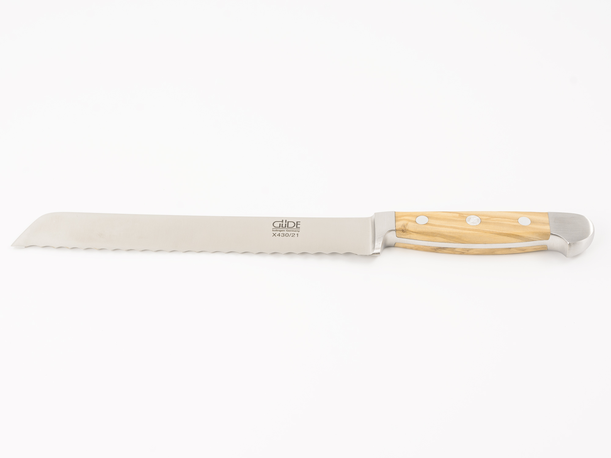 Alpha Olive Brotmesser 21 cm Rechtshänder Alpha Olive Brotmesser 21 cm Rechtshänder