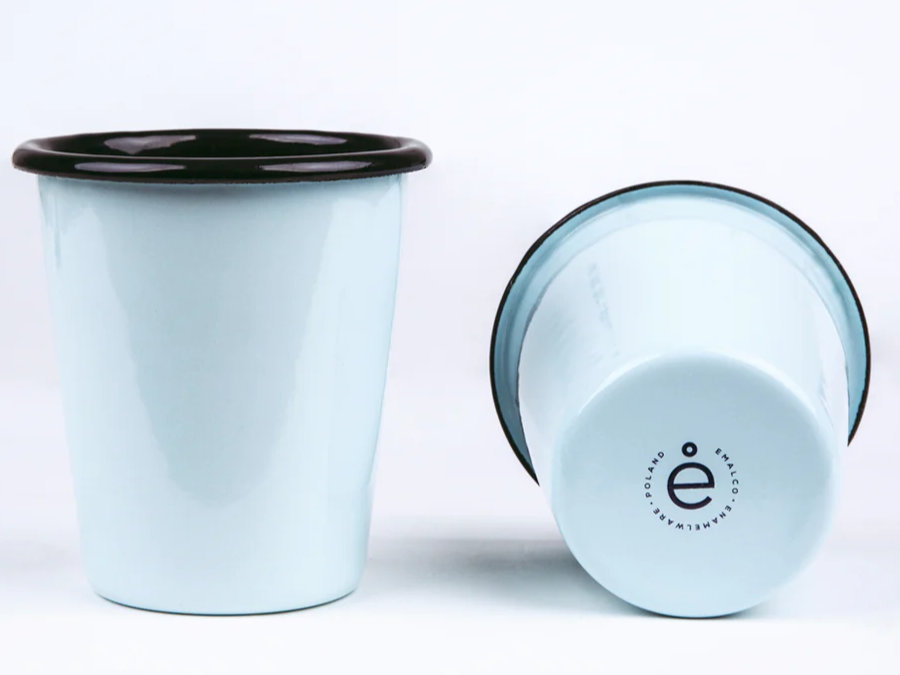 Emaille Becher Tumbler 0,4l (1 Becher) Emaille Becher Tumbler 0,4l (1 Becher)